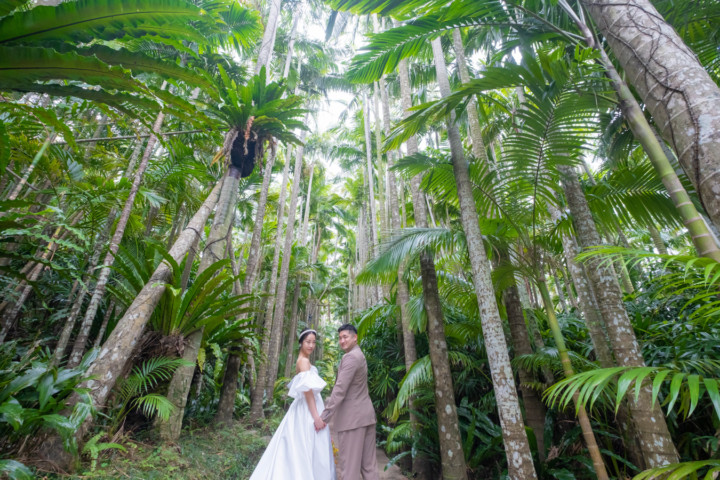 沖縄フォトウェディング(東南植物楽園)