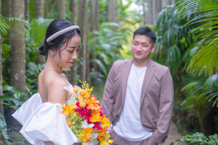 沖縄フォトウェディング(東南植物楽園)