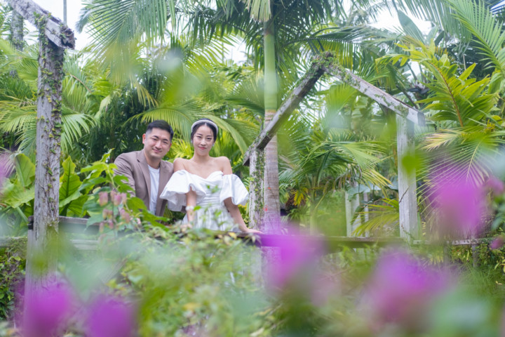沖縄フォトウェディング(東南植物楽園)