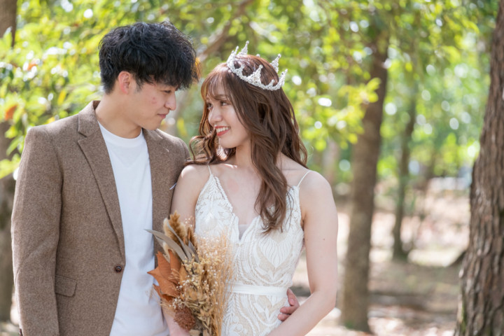 沖縄フォトウェディング(馬場緑地公園)