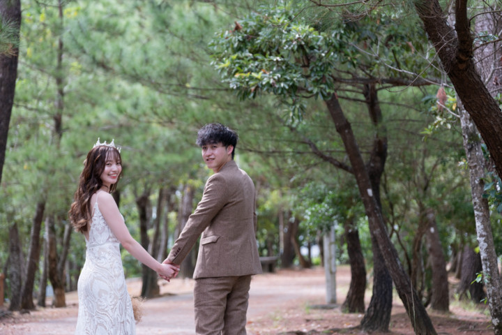 沖縄フォトウェディング(馬場緑地公園)