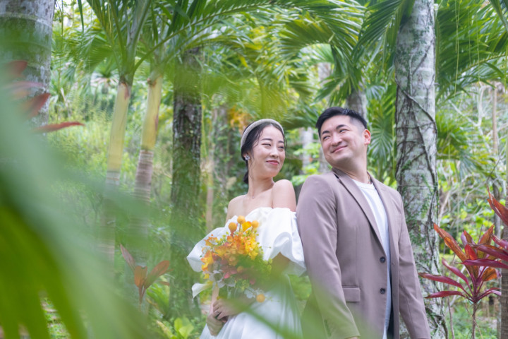 沖縄フォトウェディング(東南植物楽園)