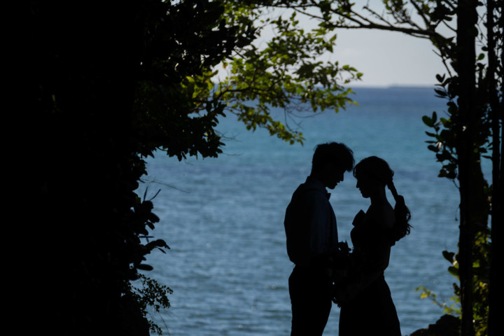 沖縄フォトウェディング(シルエット撮影)