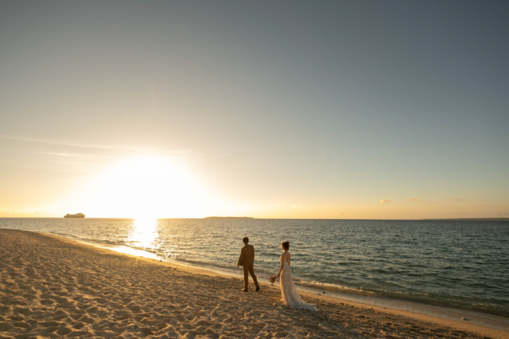 沖縄フォトウェディング(サンセット撮影)