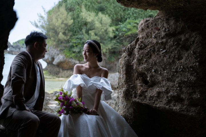 沖縄フォトウェディング(ざねー浜)