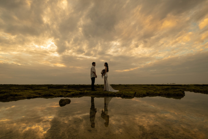 沖縄フォトウェディング(サンセット)