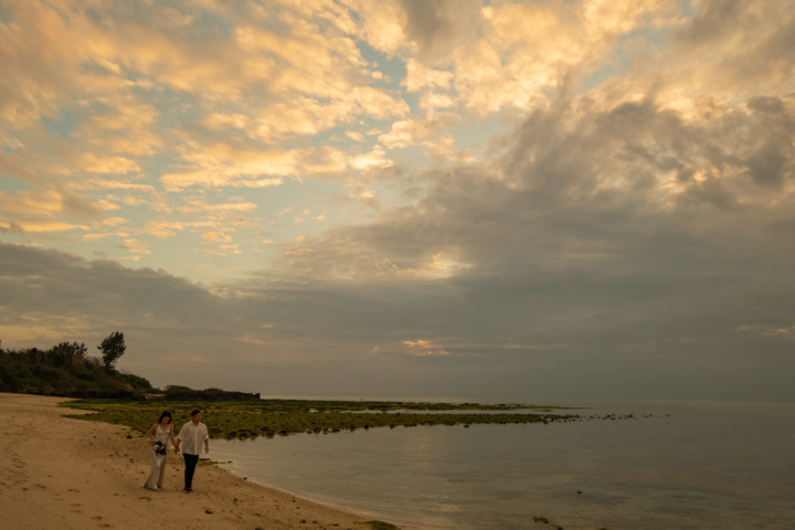 沖縄フォトウェディング(サンセット)