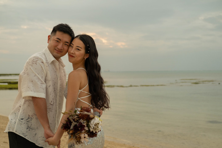 沖縄フォトウェディング(サンセット)