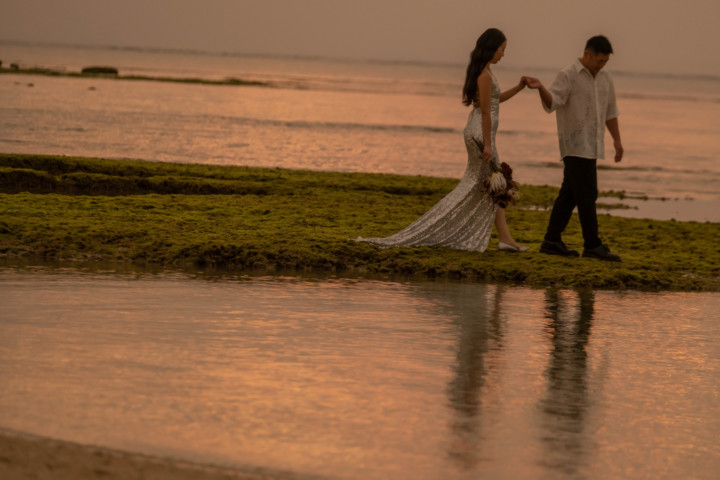 沖縄フォトウェディング(サンセット)