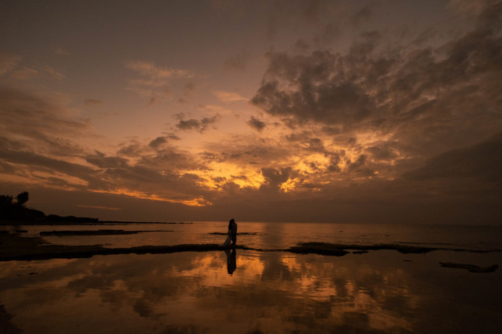 沖縄フォトウェディング(サンセット)