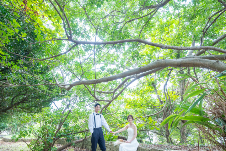 沖縄フォトウェディング(石川公園)