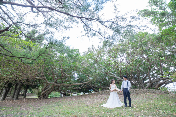 沖縄フォトウェディング(石川公園)