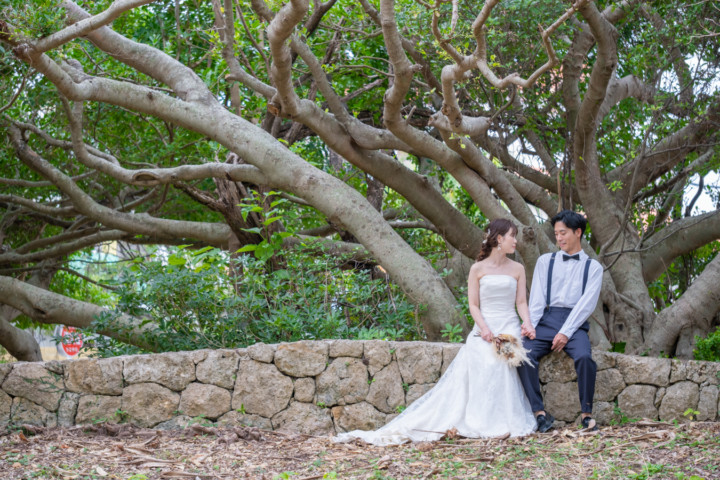 沖縄フォトウェディング(石川公園)