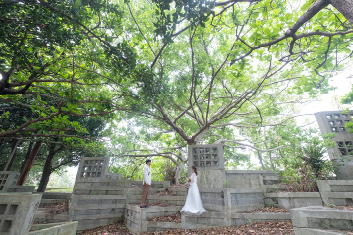 沖縄フォトウェディング(緑)