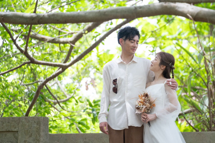 沖縄フォトウェディング(緑)