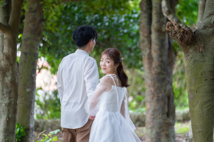 沖縄フォトウェディング(緑)