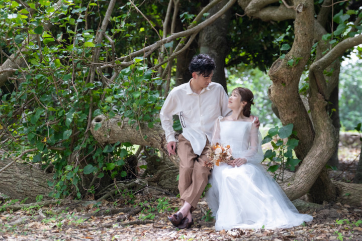 沖縄フォトウェディング(緑)