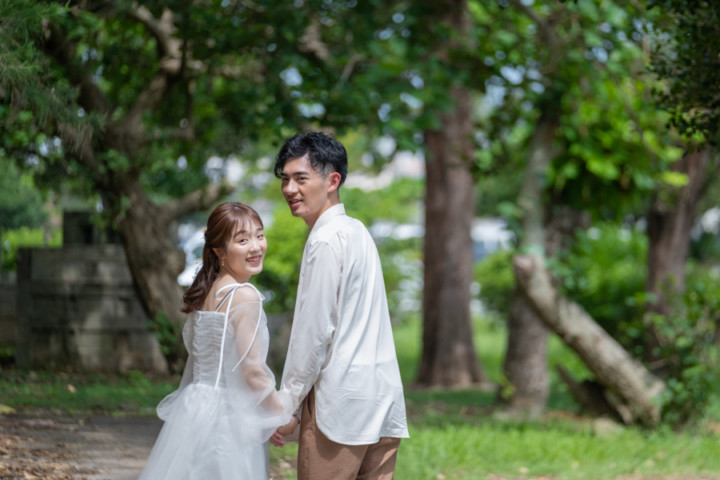 沖縄フォトウェディング(緑)