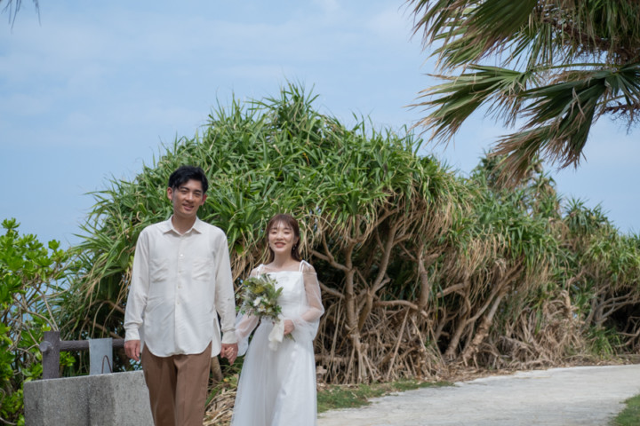 沖縄フォトウェディング(緑)