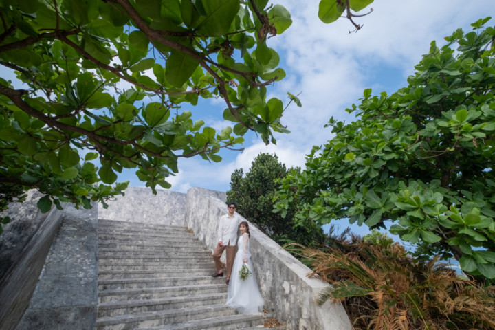 沖縄フォトウェディング(緑)