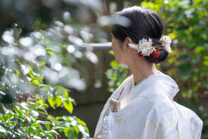 沖縄フォトウェディング(和装ヘアスタイル)