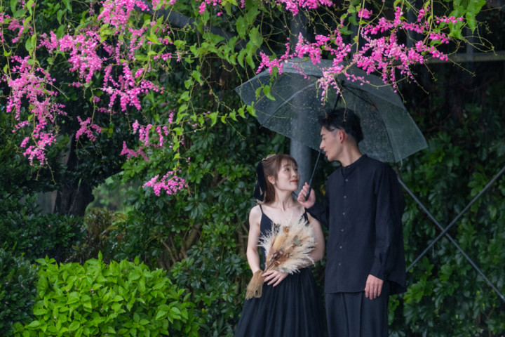 沖縄フォトウェディング(ブラックドレス)