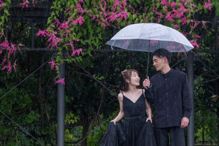 沖縄フォトウェディング(ブラックドレス)