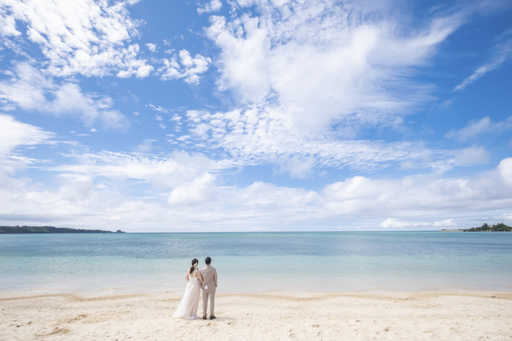 沖縄フォトウェディング(仲泊海岸)