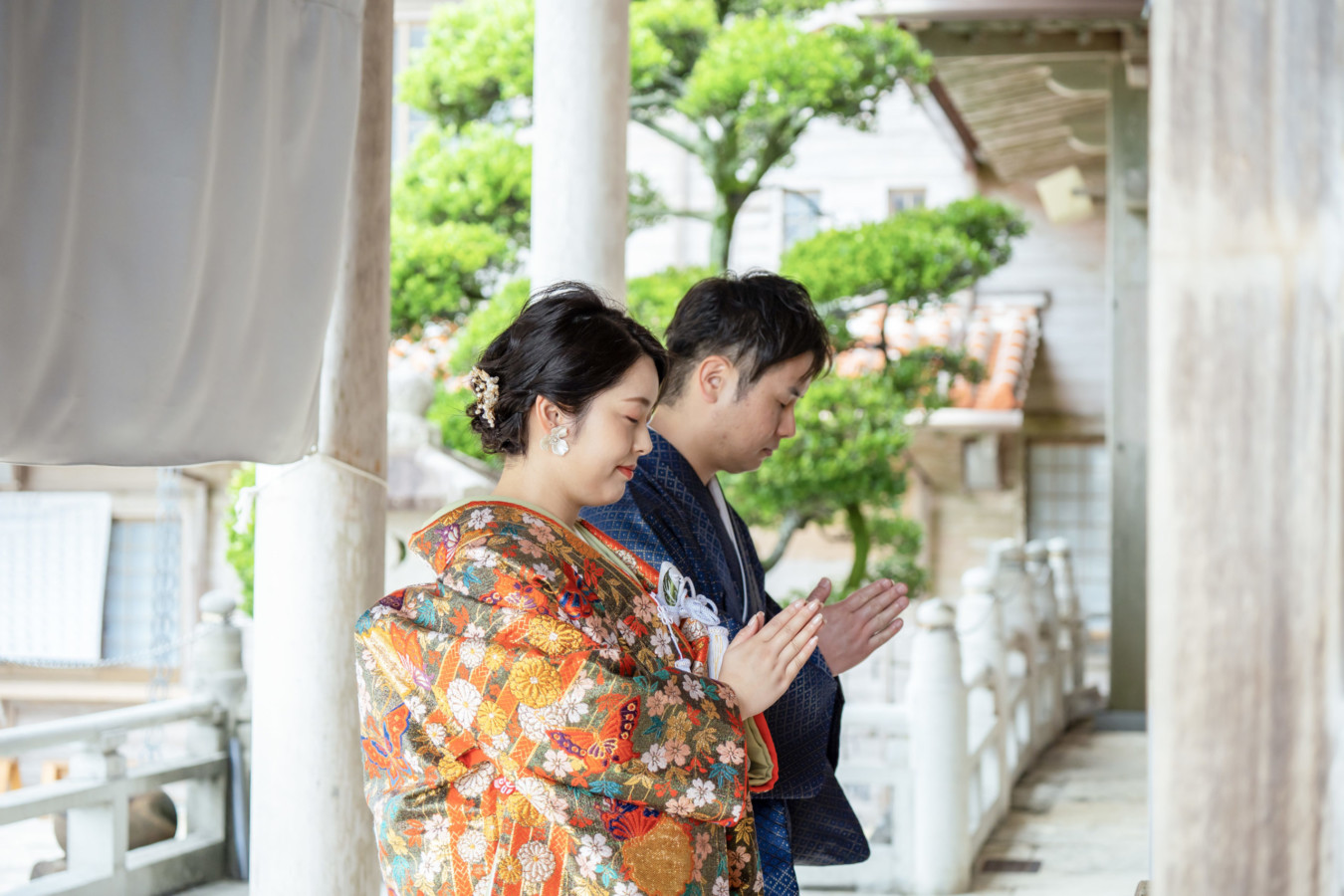 沖縄フォトウェディング(和装)(普天間宮)