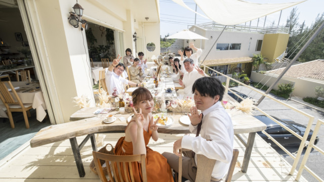 沖縄フォトウェディング(パーティー)(カラードレス)