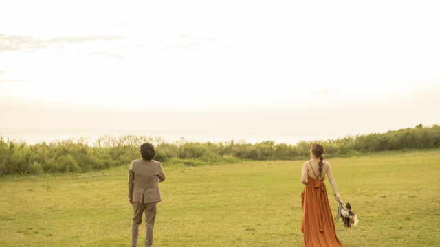 沖縄フォトウェディング(グリーン)(カラードレス)