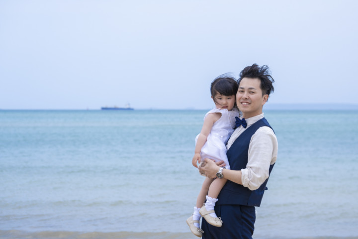 沖縄フォトウェディング 仲泊海岸