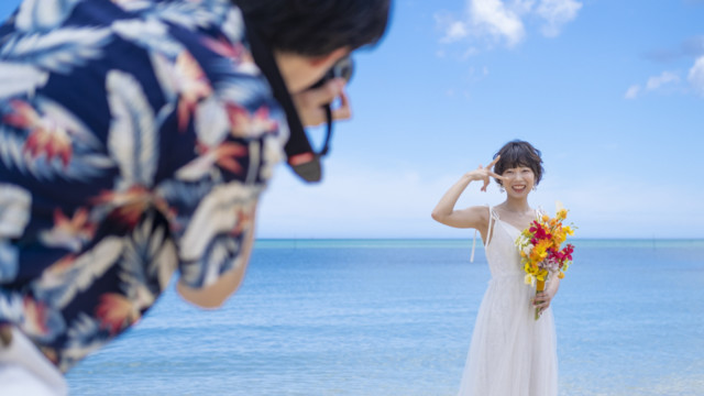 沖縄フォトウェディング(ビーチ)